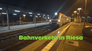 Bahnverkehr in Riesa wieder Samstag ein Video 019 dbregio [upl. by Gnanmas]