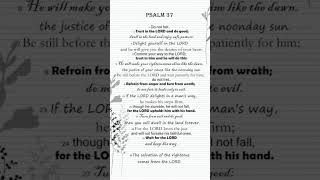 Prayer from Psalm 37 Trusting Gods Deliverance in Trials psalm37 devotion prayers [upl. by Eniloj]