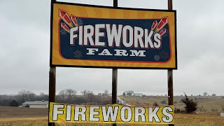 Iowa Fireworks Farm  Store Tour  121623  with Prices  Part 1 [upl. by Sheya]