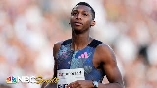 Erriyon Knighton crushes Usain Bolts 200m meet record in Oslo  NBC Sports [upl. by Hajidak]