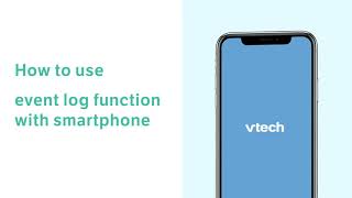 Watch playback in Event log  MyVTech Baby Pro App [upl. by Ettenil]