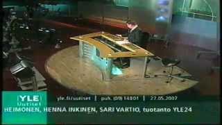 YLE TV1 klo 15 uutiset 2752007 [upl. by Brandais]