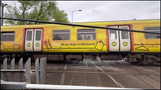 Leasowe Level Crossing Merseyside [upl. by Drexler]