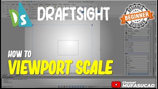 Draftsight How To Viewport Scale [upl. by Aihsile679]