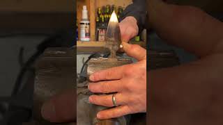 Forging the Best CQB Style Fighting Knife blacksmith knifemaking forging shorts [upl. by Townie]