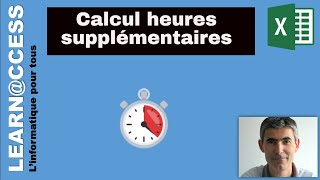 Excel  Comment calculer des Heures supplementaires [upl. by Asserak]