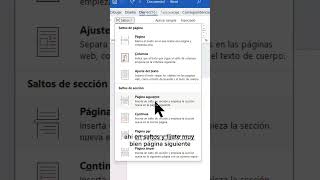 Hojas horizontales y verticales en Word tutorial [upl. by Egarton243]