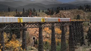 Longest Model Train Ever  Over 100 Cars and 10 Locomotives [upl. by Lauryn769]