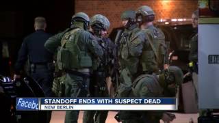 Man found dead in New Berlin home following police standoff [upl. by Blinnie]