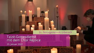 TaizéGottesdienst online am 23 Januar 2022 [upl. by Radborne761]