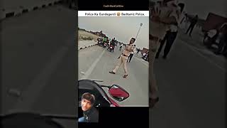 challan motovlog Police wall and Rider pakdaya🤔🤔🤔 [upl. by Margaret]