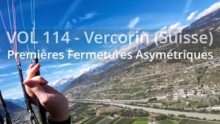 Parapente  vol 114  VERCORIN Suisse [upl. by Ailsa]