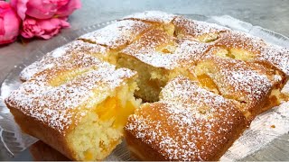 Kuchen in 5 Minuten sehr lecker mit verschiedenen Früchten Einfacher schneller KUCHEN Rezept  45 [upl. by Bradwell]