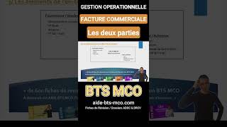 Quelles sont les DEUX parties dune FACTURE   Gestion en BTS MCO [upl. by Etz]