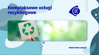 Recykling odpadów Komorów Romar [upl. by Ingeborg]