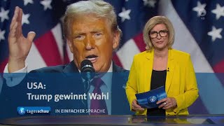 tagesschau in Einfacher Sprache 1900 Uhr 06112024 [upl. by Relly]