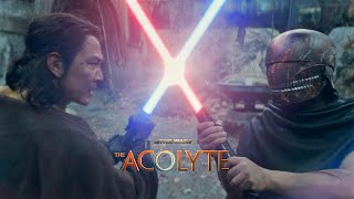 Sol vs Qimir Final Fight Scene  Star Wars  The Acolyte Episode 8 [upl. by Nihhi]