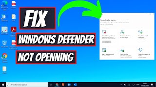 SOLVED Microsoft Windows Defender Windows Security Not Working in Latest Windows 1110 [upl. by Meldon275]