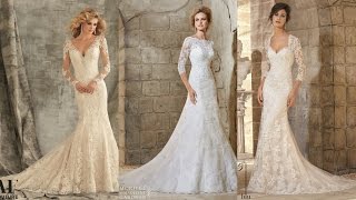 18 Gorgeous Long Sleeves Wedding Gowns for Fall and Winter [upl. by Eissac]