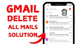 Gmail app par message ko delete kaise kare  How to delete gmail message in mobile phones [upl. by Thurber512]