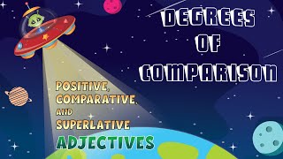 Degrees of Comparison  Positive Comparative and Superlative Adjectives [upl. by Aliber]