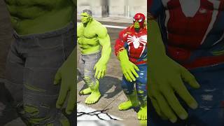 IRON MAN VS RED HULK  TEAM BATTLE  Shorts  GTA5  ironman  Hulk [upl. by Ellehcen]