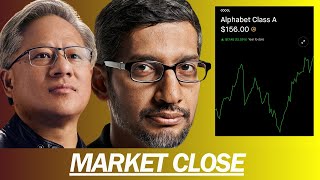 GOOGLE NEW ALL TIME HIGH INTEL IS COMPETING WITH NVDA BITCOIN DROPS  MARKET CLOSE [upl. by Enimsay471]