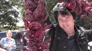 Billie Joe Armstrong Visiting Viggiano Italy [upl. by Orlanta]