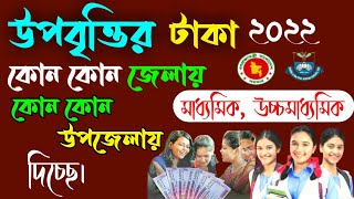 কোন কোন জেলায় দিচ্ছে উপবৃত্তি ২০২২  Upobitti update news 2022  DM396 কি  উপবৃত্তির টাকা কবে আসবে [upl. by Reste]