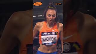 UA Iryna GERASHCHENKO Fail 🇺🇦❤️❤️ 2024 Memorial Van Damme spopaW shorts athletics viral [upl. by Eadie]