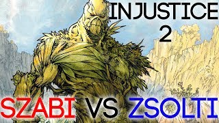 PUNK HIÉNÁK TELEPATIKUS GORILLÁK ÉS A MOCSÁRI DOLOG➖Injustice 2➖Szabi VS Zsolti [upl. by Schwitzer]