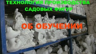 Технология производства садовых фигур Об обучении [upl. by Nodgnal]