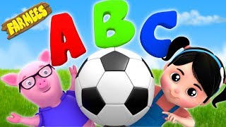 ABC Soccer Song  Nursery Rhymes And Cartoons by Farmees [upl. by Zailer]