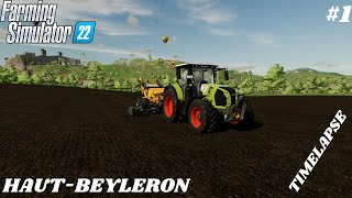 Ramassage de pierres en CLAAS ARION  Farming Simulator 22  HautBeyleron  1 [upl. by Erskine]