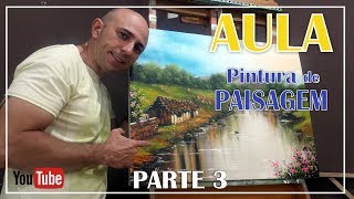 DICAS DE PINTURA  COMO PINTAR PAISAGEM COM ACRÍLICA  PASSO A PASSO  PARTE 3 [upl. by Gwenneth539]