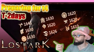 Preparing for T4 2 days left Lost Ark [upl. by Muiram]