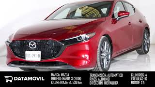 AUTOS DATAMOVIL MAZDA 3 2019 4251 [upl. by Izzy]