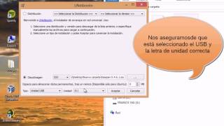 Tutorial Uso de Unetbootin en un minuto  Preparar pendrive para bootear una iso [upl. by Adnema]