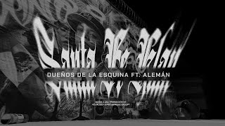 Santa Fe Klan Alemán  Dueños De La Esquina Lyric Video [upl. by Lek761]