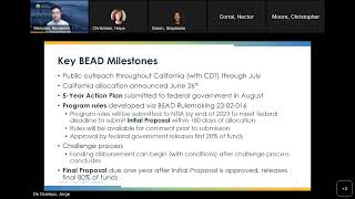 CPUC Webinar Funding Opportunities for Broadband Projects June 28 2023 [upl. by Yltnerb]