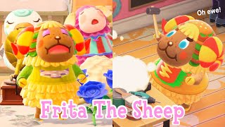 Frita The Sheep Sisterly Villager Animal Crossing New Horizons ACNH [upl. by Watt]