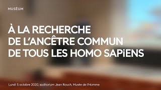 À la recherche de lancêtre commun de tous les Homo sapiens [upl. by Arima]