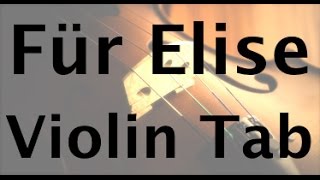 Learn Fur Elise on Violin  How to Play Tutorial [upl. by Artek]