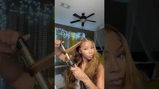 ✨ Barrel Curl Tutorial ✨ wigs hairstyle lacewig curlyhair curls [upl. by Florida]