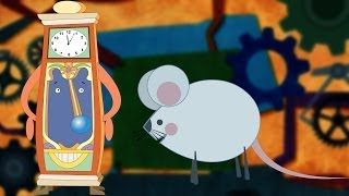 Hickory Dickory Dock  Nursery Rhyme with Lyrics [upl. by Ainerbas577]