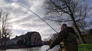 Can I catch these urban pike after the torrential rain Winter river pike fishing [upl. by Arica936]