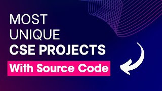 Trending Projects in Computer Science 🔥👨‍💻 Unique CSE Projects with Source Code [upl. by Cristiano286]