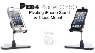 iPhone Stand amp Tripod Mount  PED4 Planet CH [upl. by Aivirt28]