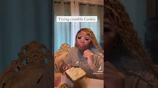 Trying crumble cookie part 3 review crumblecookie [upl. by Colombi]