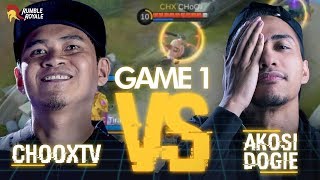 DOGIE VS CHOOX TV  Realme Mobile Legends Cup GAME 1 [upl. by Annaeerb427]